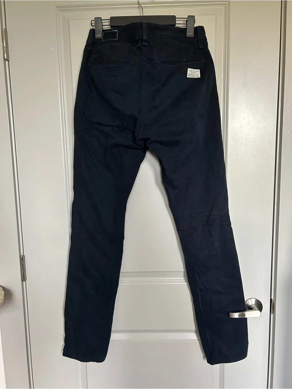 rag & bone Men’s Navy Standard Issue Chino Dress Pants